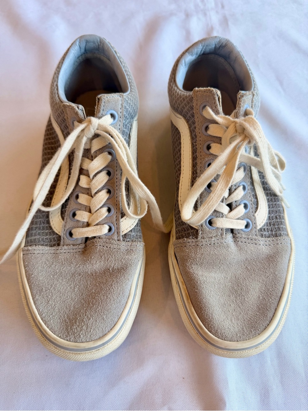 Vans Lavender Old Skool Lace Up Off The Wall Sneakers